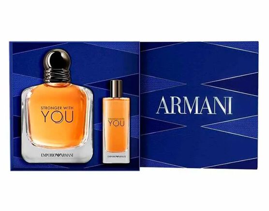 Kit Coffret Giorgio Armani Stronger With You Masculino Eau de Toilette